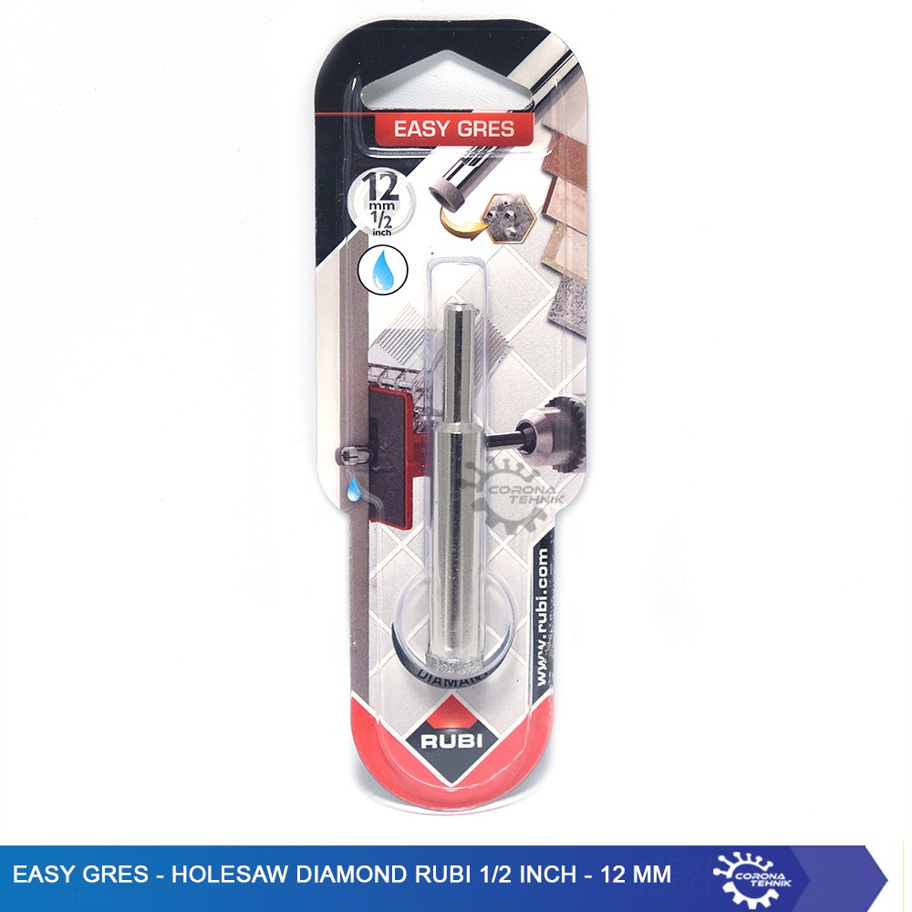 Holesaw Diamond Rubi 1/2 Inch - 12 mm Easy Gres