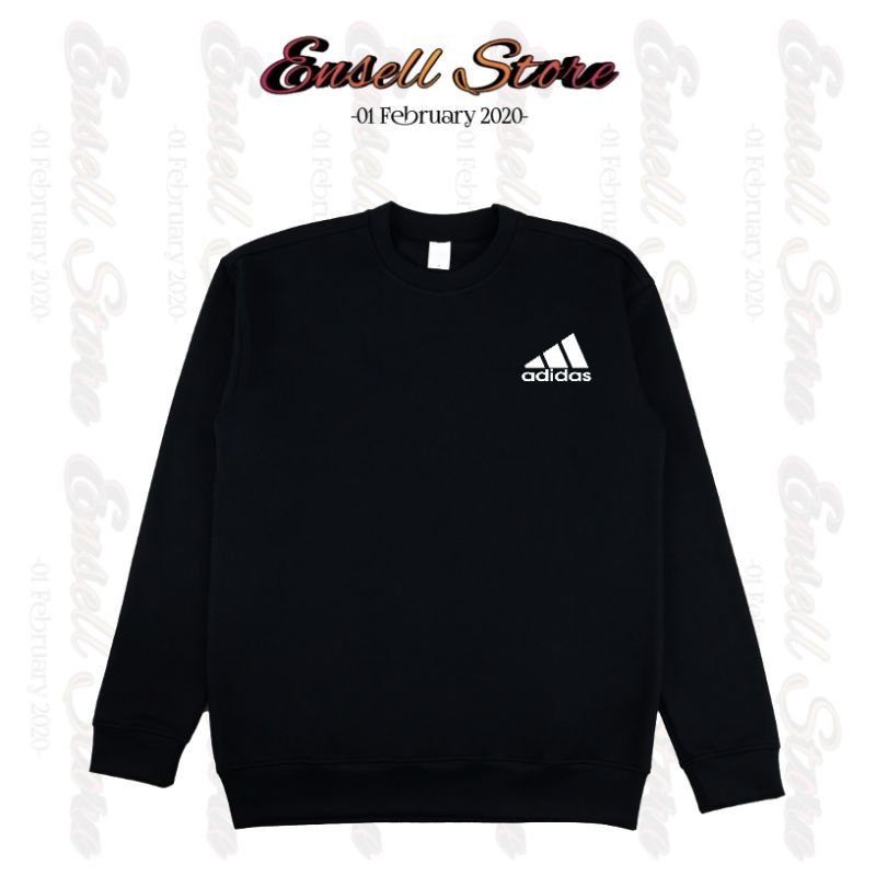 Crewneck Sweater Pria Adidas Original /// [Plastisol] •EnsellStore•