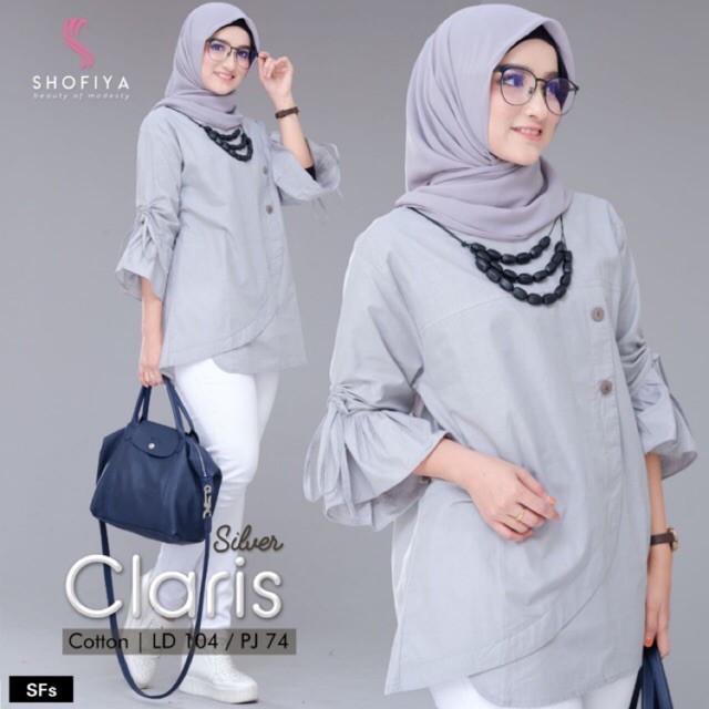 BAJU ATASAN CLARIS TUNIK TERMURAH