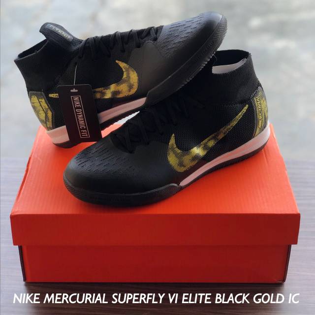 nike mercurial futsal black