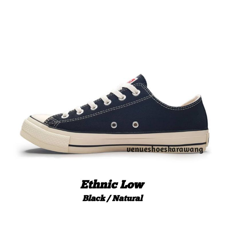 Ventela Ethnic Low Black Natural