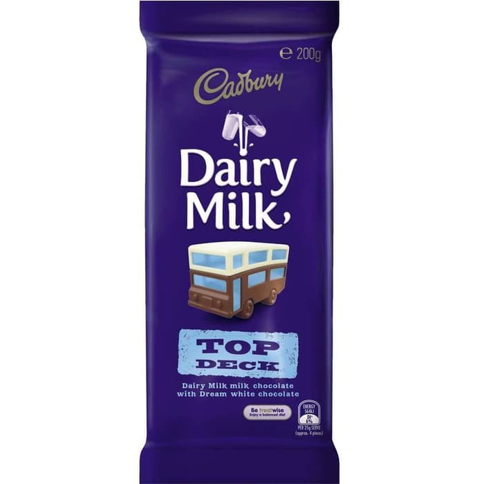 

#HANDCARRY Cadbury Dairy Milk Top Deck 200g - UFOHCR1597