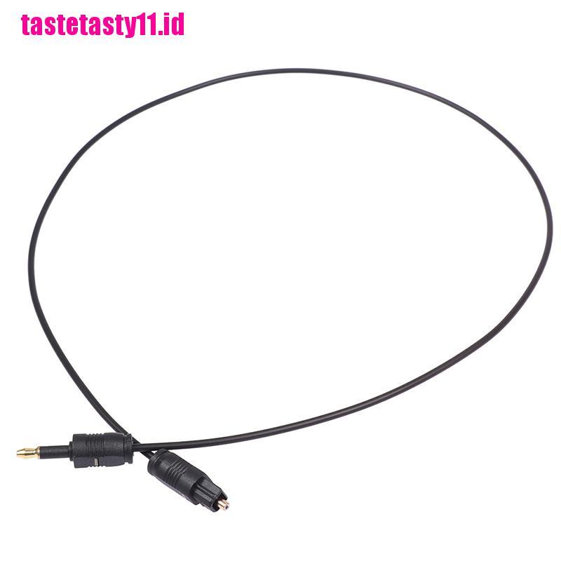 Toslink Male to Mini Plug 3.5mm Male Digital Optical SPDIF Audio Panjang 1.96Ft