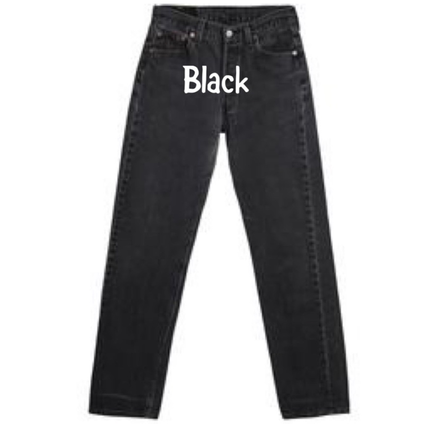 GU by Uniqlo straight high waist jeans