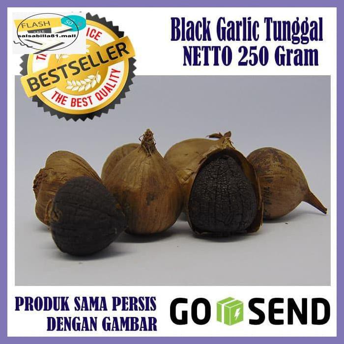 

46Egte56- Black Garlic Tunggal 250 Gram - Bawang Putih Hitam Tunggal/Lanang 67Itju7Tyu-