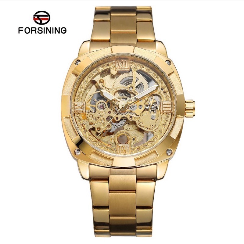 Jam Tangan Original Forsining Mechanical Automatic Transparan Luxury
