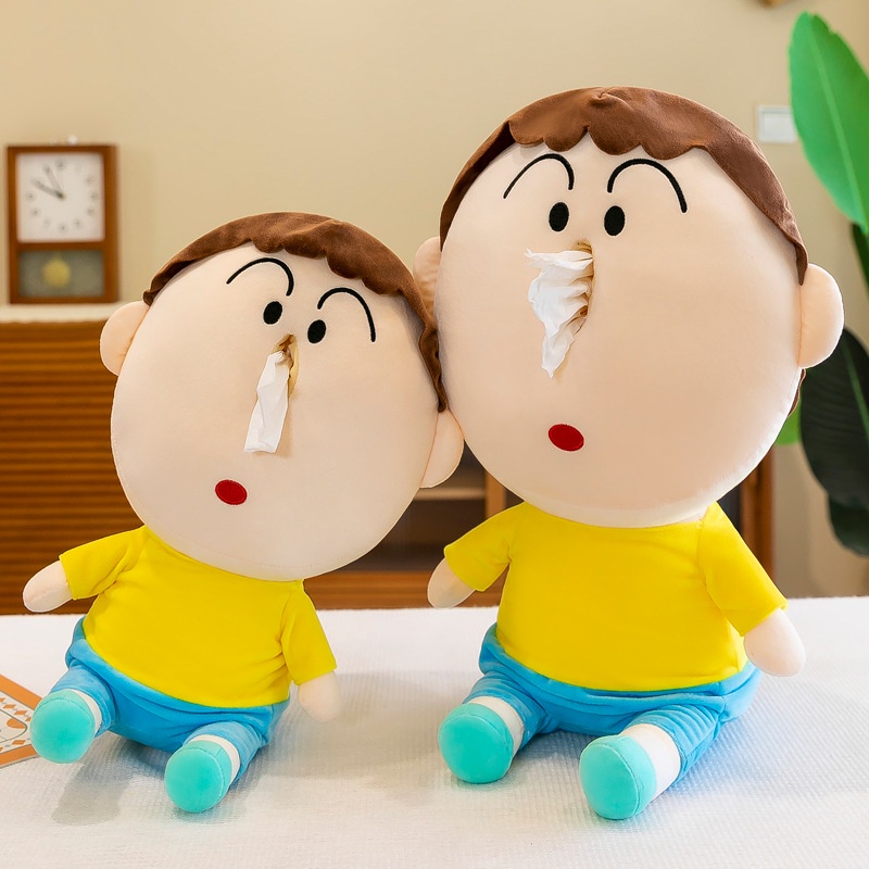 Mainan Boneka Stuffed Plush Crayon Shin-chan Untuk Hadiah Ulang Tahun Anak Laki-Laki