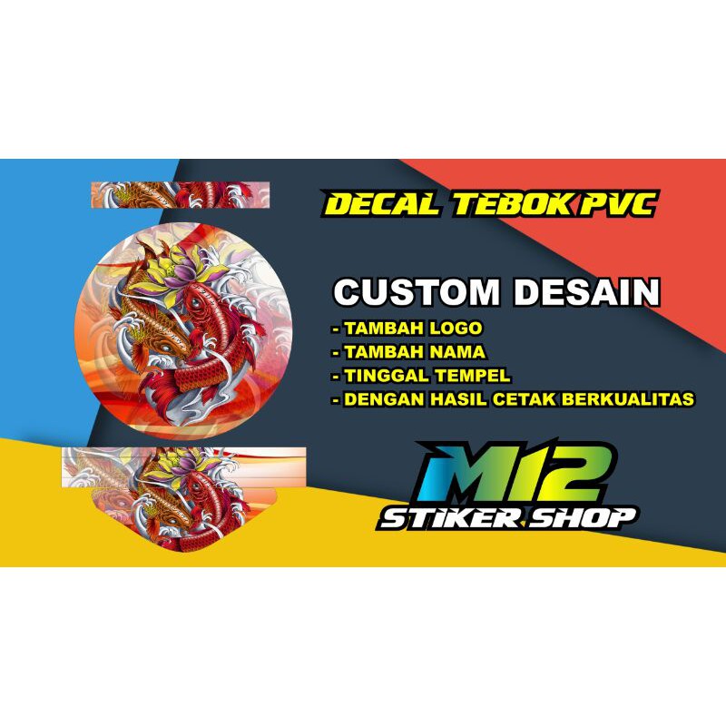 stiker tebok custom Pvc