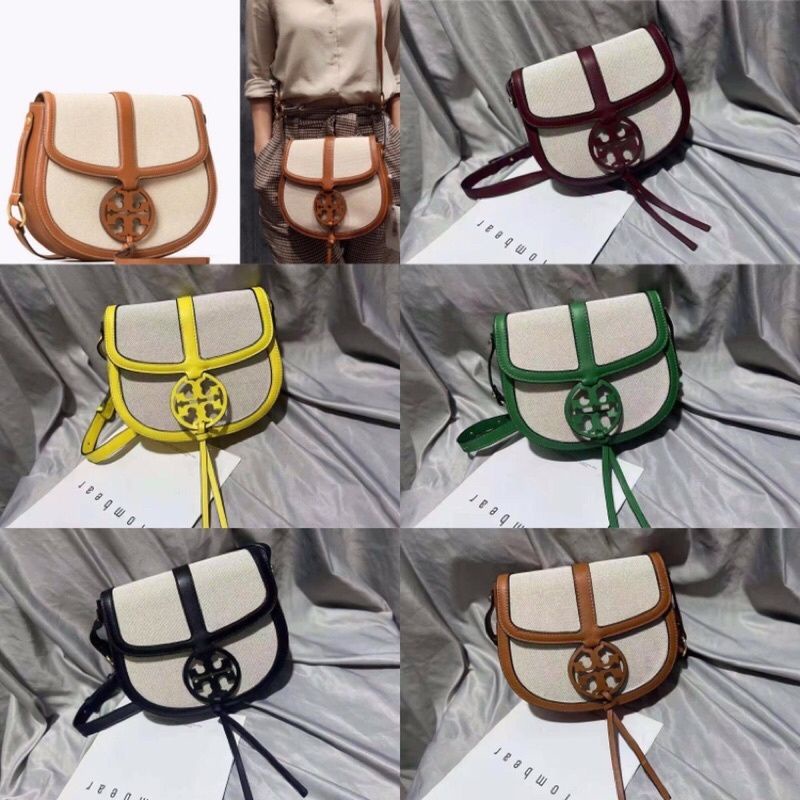 TB Miller Canvas Quadrant Saddle Bag