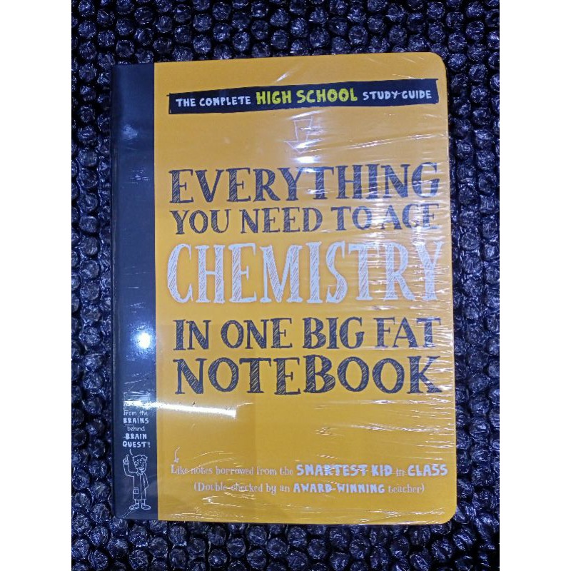 

Everything You Need to Ace Chemistry in One Big Fat Notebook