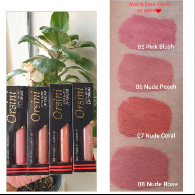 [ ECER ] LIPCREAM ORSINI ULTRA MATTE