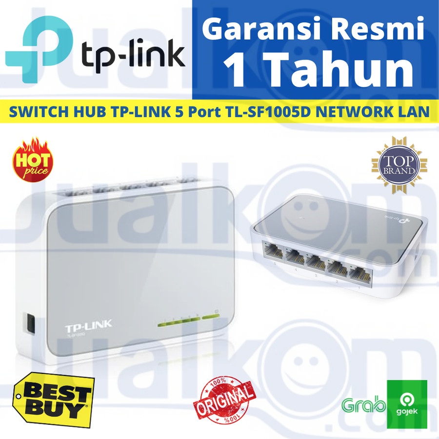 TP-Link Switch 5 Ports TL-SF1005D 10/100 Mbps TPLINK Hub SF1005D 5Ports TP Link