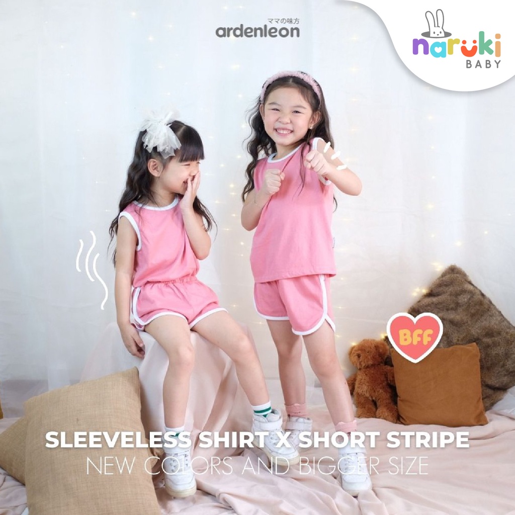 Ardenleon Sleeveless Shirt Baby Kids Arden Leon Baju Kutung Anak Bayi