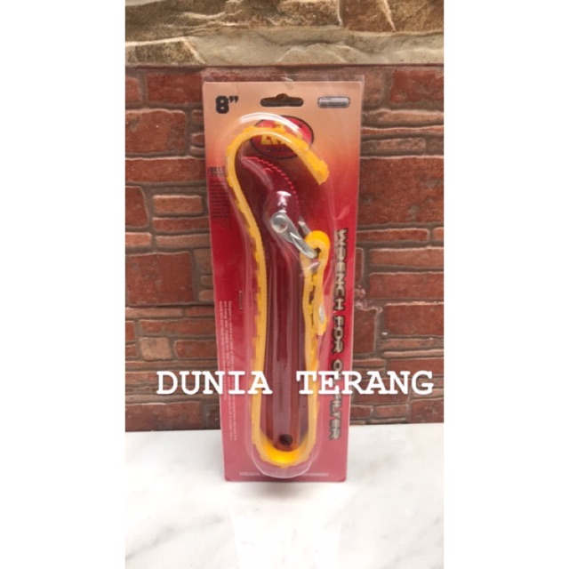 Kunci Filter Oli model Sabuk ATS 8in - Kunci Saringan Oli