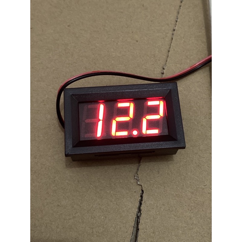 voltmeter digital 4.5-30vdc merah 0.56”