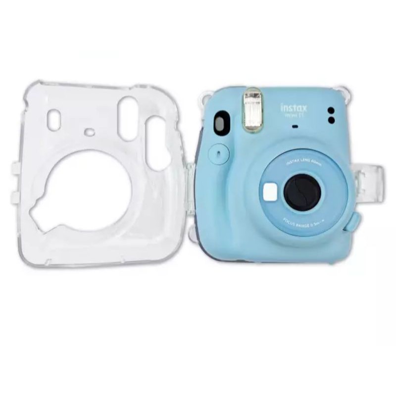 [HANYA CASE] Fujifilm Instax Mini 11 Clear Hardcase + Tali Strap (2 Version)