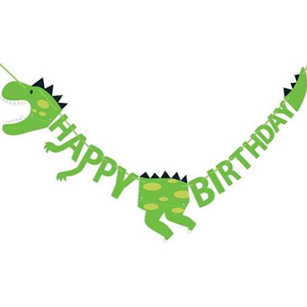 ] Banner Dino Happy Birthday