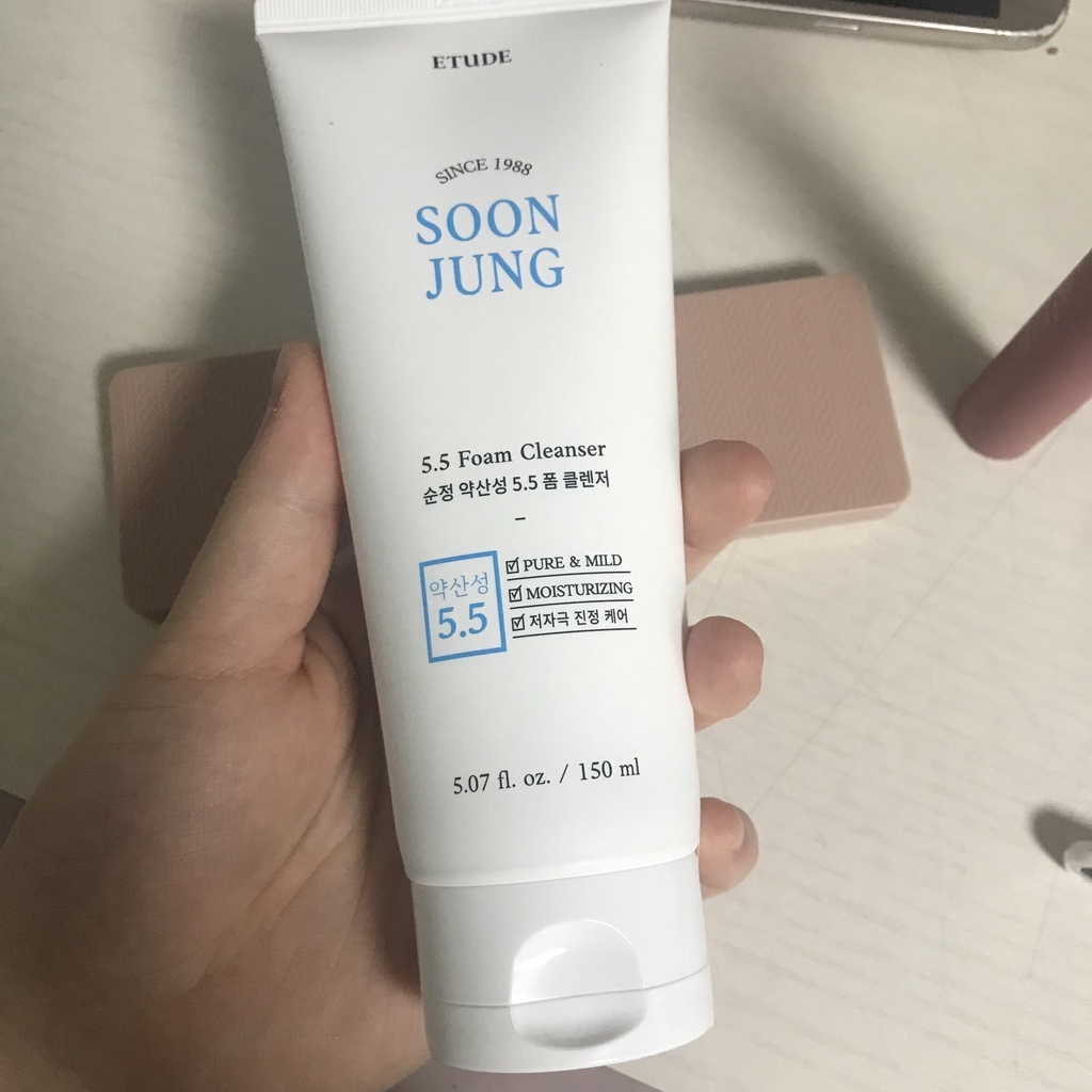 [150 ml] ETUDE HOUSE Soon Jung pH 5.5 Foam Cleanser