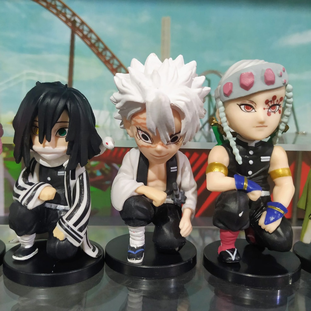 5 pcs/set Figure Pilar Demon Slayer Kimetsu No Yaiba 8 cm