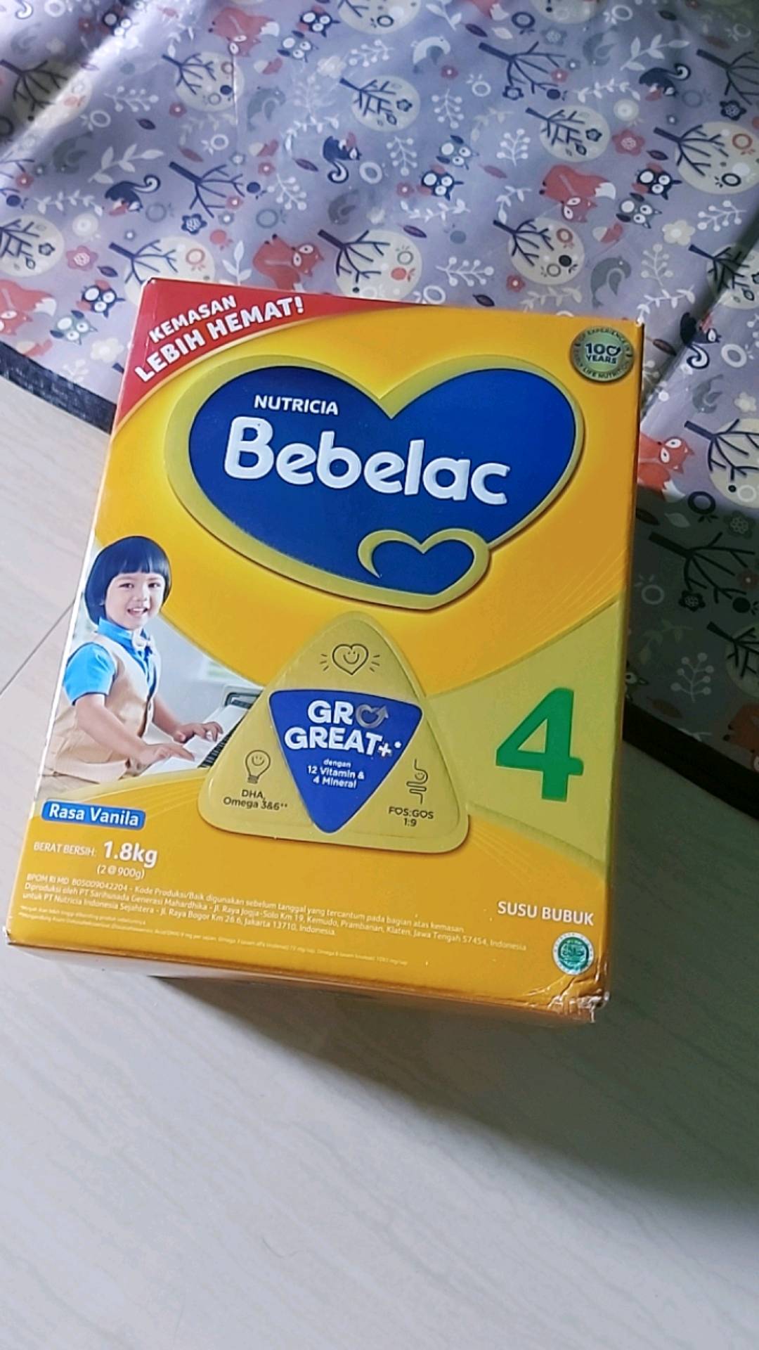 Jual Bebelac 4 Vanila Susu Pertumbuhan Bubuk 1800 Gr Shopee Indonesia