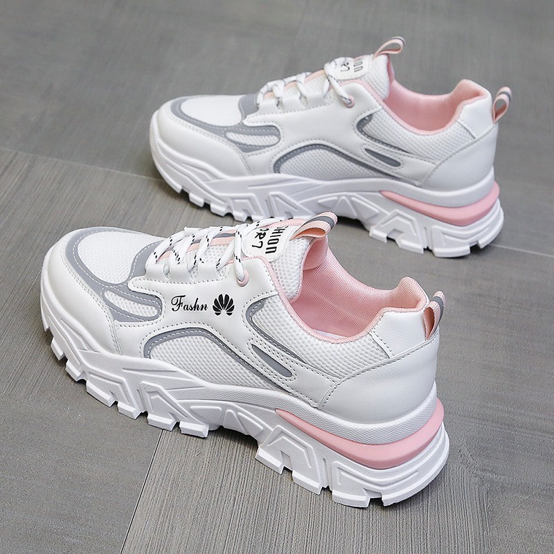 Sepatu Sneakers Putih Wanita Import  Spatu Sport Running Shoes Wanita Sneakers Perempuan SP-183