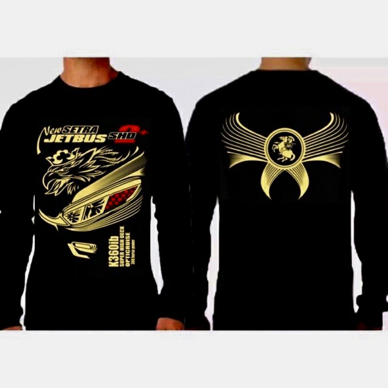 KAOS PRIA KAOS JETBUS LENGAN PANJANG