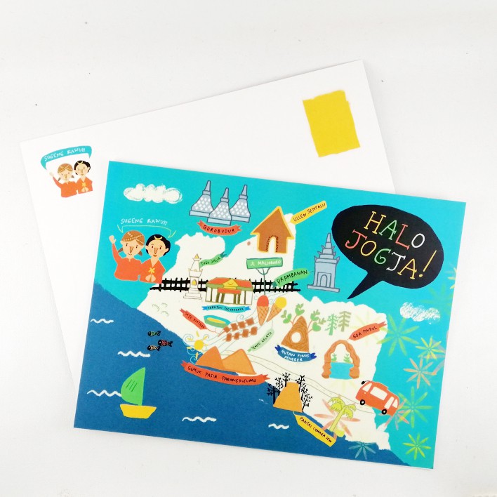 

Kartu Pos - Postcard HALO JOGJA