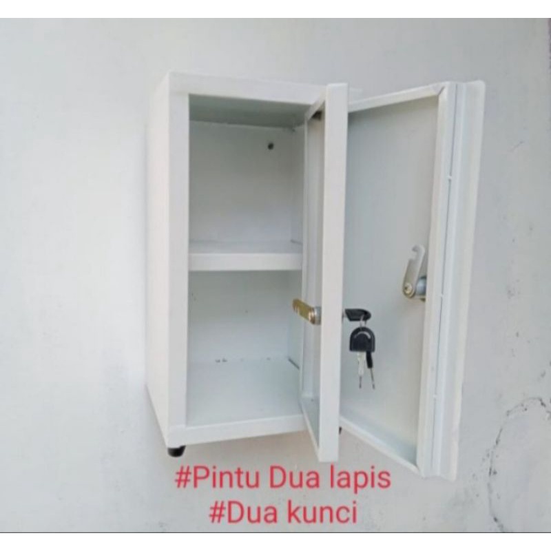 Lemari Narkotika Kecil | Lemari Obat 2 Pintu Kecil