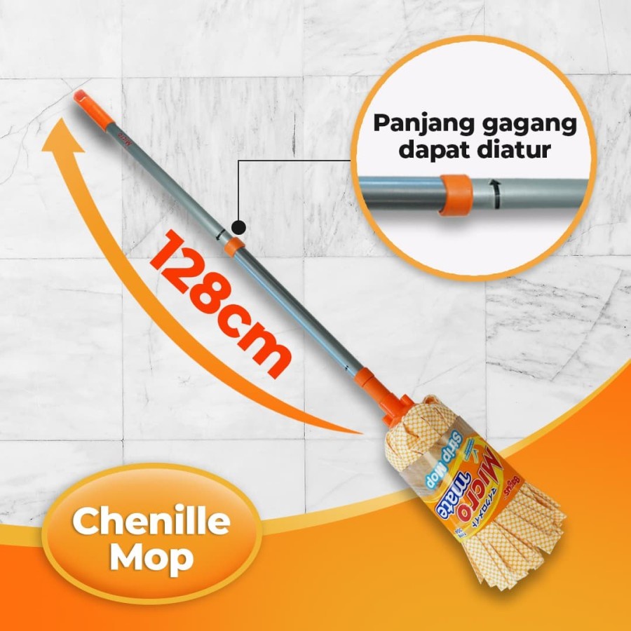 Bagus Micromate Strip Mop Set W-22304