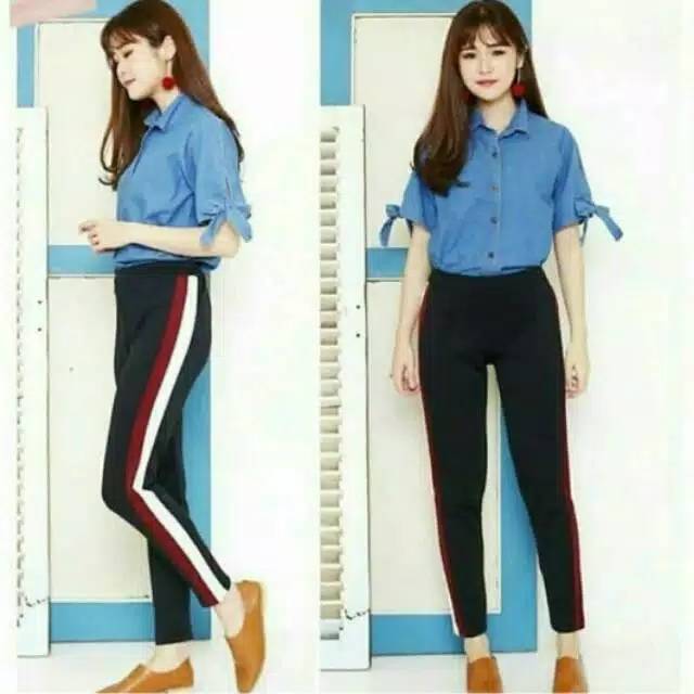 CELANA LEGGINGS BAHAN MILANO