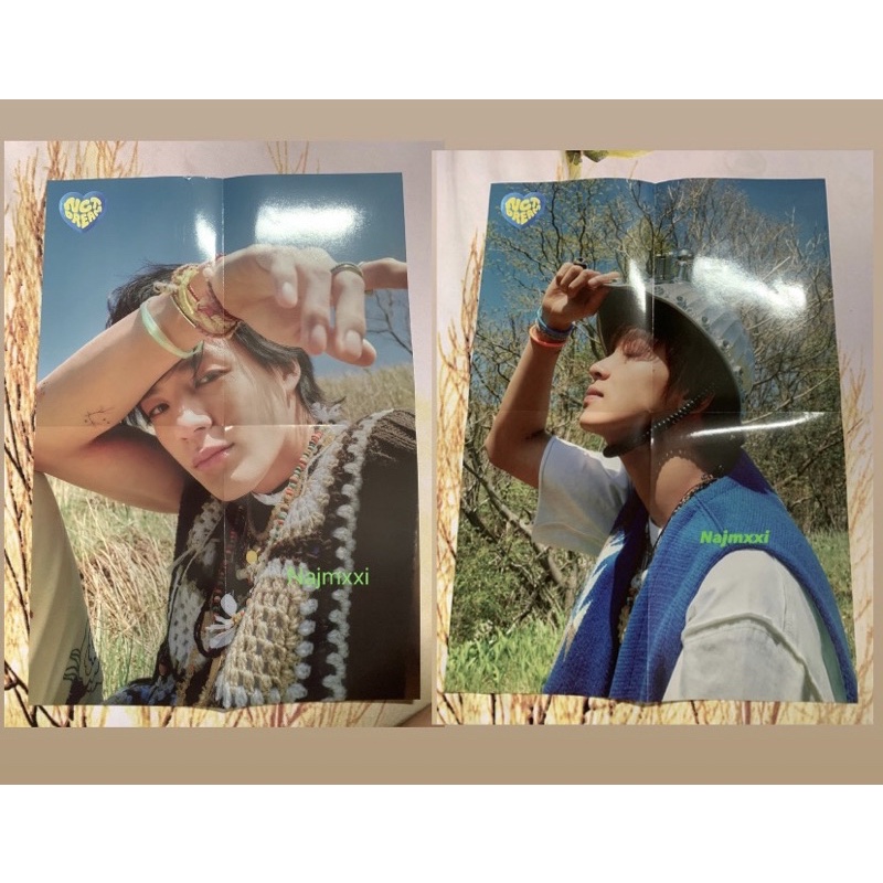 Folded poster jeno haechan hello future (future ver)