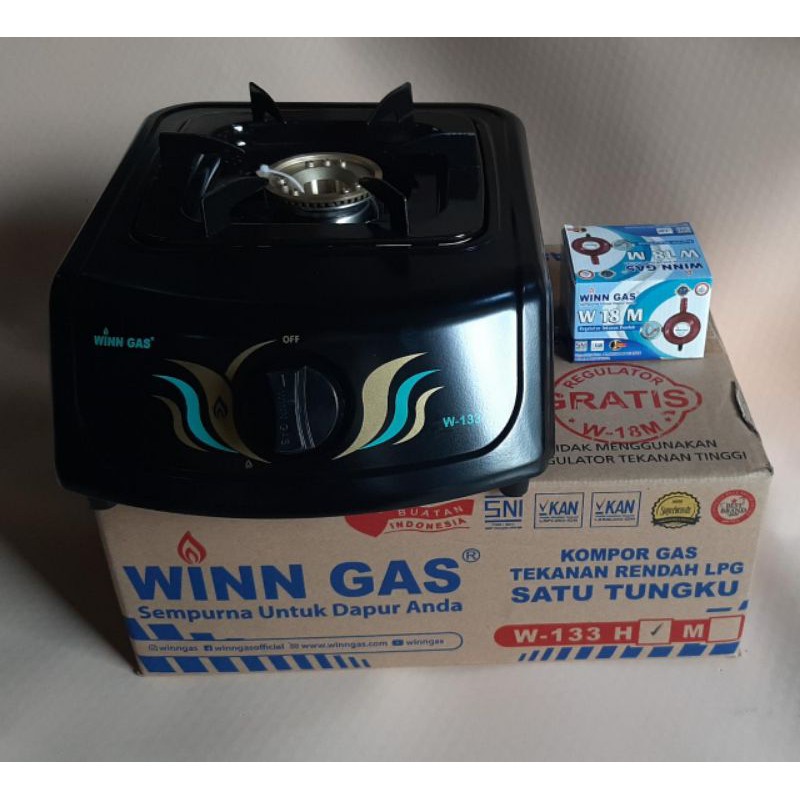 Winn Gas  ,  W  133   ,W188   Win Gas  , Kompor Gas  1 tungku