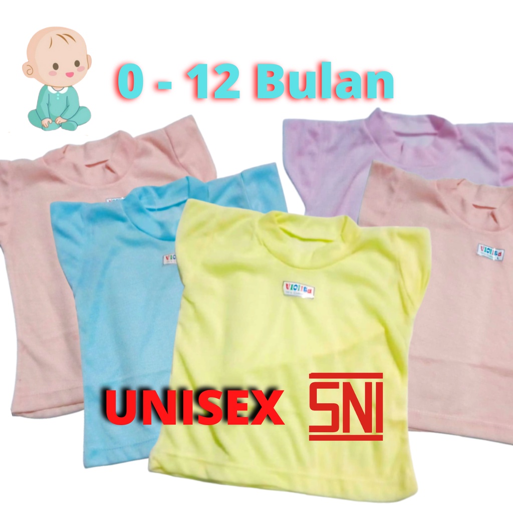 Daleman Singlet Bayi Laki Laki Perempuan / Kaos Oblong Polos Anak Balita Bayi Cowok Cewek Usia 0 1 2