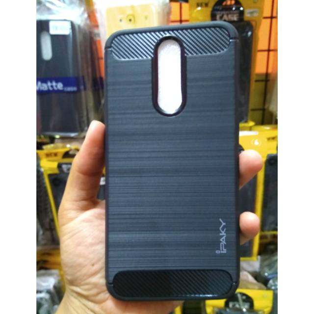 CASE XIAOMI REDMI 8 IPAKY CARBON FIBER XIAOMI REDMI 8 SOFT CASE