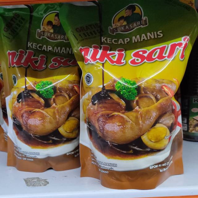

Kecap manis niki Sari sukaSari refill pack 500ml - Lapak rifda