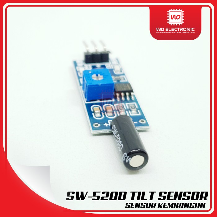 SW520D SW-520 ANGLE TILT 3 PIN SWITCH SENSOR MODULE SENSOR KEMIRINGAN