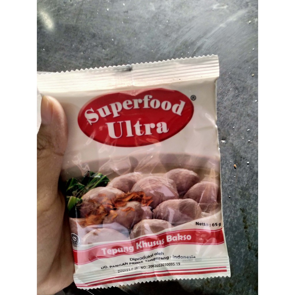 

Tepung Bakso Superfood Ultra - 65 gram