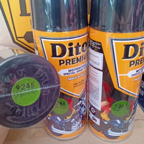 Pilok Pilox DITON Premium Y9245* Sniper Green / Hijau Metalik / Hijau Yamaha (400cc/400ml)