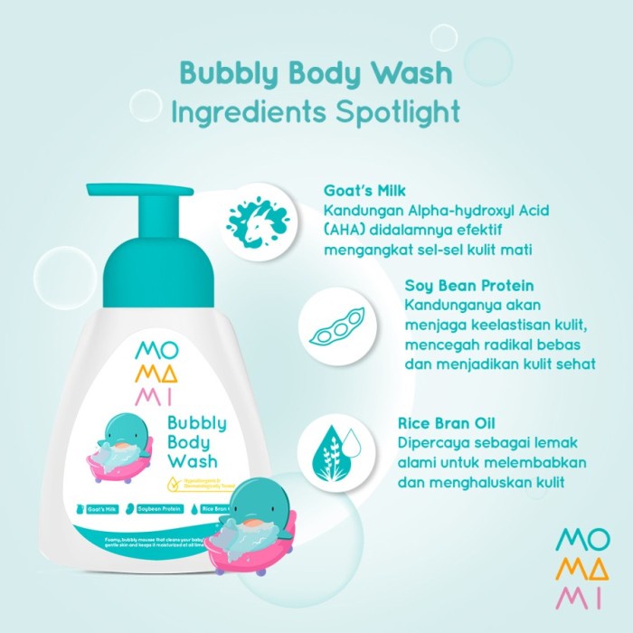 Momami Hair Wash / Body Wash / To To Toe Wash