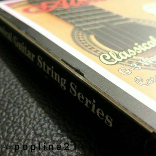 Senar gitar Klasik / Classic Guitar Strings ALICE AC136BK Black Nylon