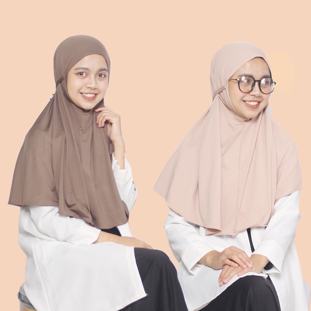 BERGO MARYAM / JILBAB BERGO JERSEY / HIJAB INSTANT LANGSUNG PAKAI / KERUDUNG BERGO