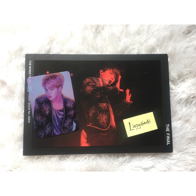 JIMIN BTS THE WINGS TOUR ESSAY BOOK