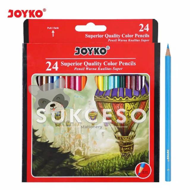 

Joyko Pensil Warna CP 101 24 Warna / Pensil Warna 24 Color Murah Berkualitas