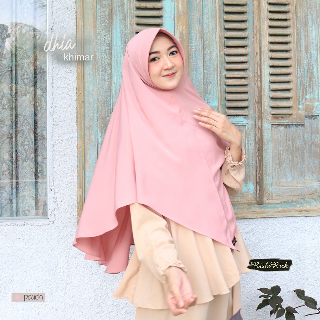 DHIA Khimar Instan Syari Lancip By Riskirich-2