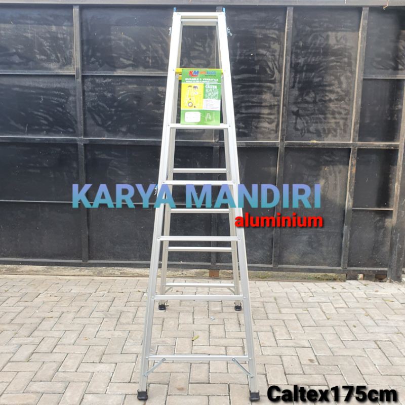 Tangga Lipat Aluminium Ladder Ukuran 1,75 Meter / 175 Cm