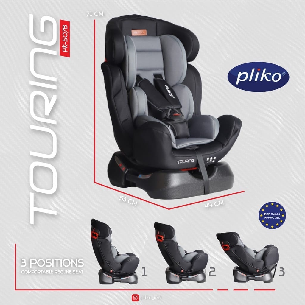 Pliko Carseat Touring PK507B - Kursi Mobil Anak