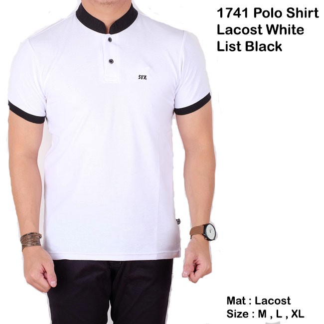 brotherholic polo shirt pria hitam lengan pendek sanghai 