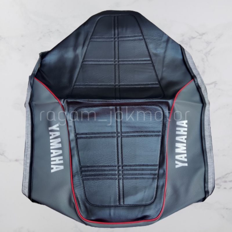 Kulit Jok Motor Yamaha RX King Lis Merah Original Imitasi