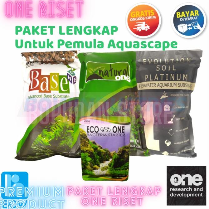 Paket Lengkap Media Tanam Aquascape untuk Pemula ONE RISET