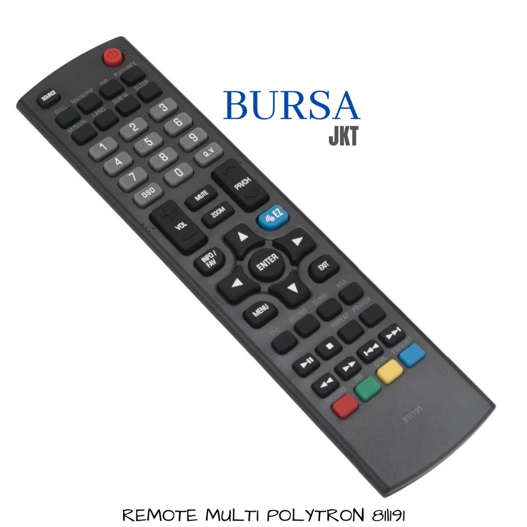 REMOTE TV POLYTRON DIGITAL CINEMAX SMART TV DIVA SLIM MULTIFUNGSI